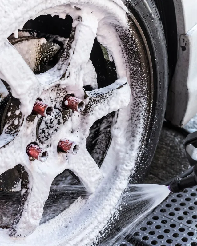 Pure Detailing deep wheel and tire cleaning service in Hamilton and GTA